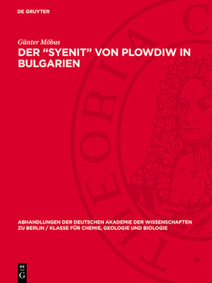 cover image of Der „Syenit'" von Plowdiw in Bulgarien